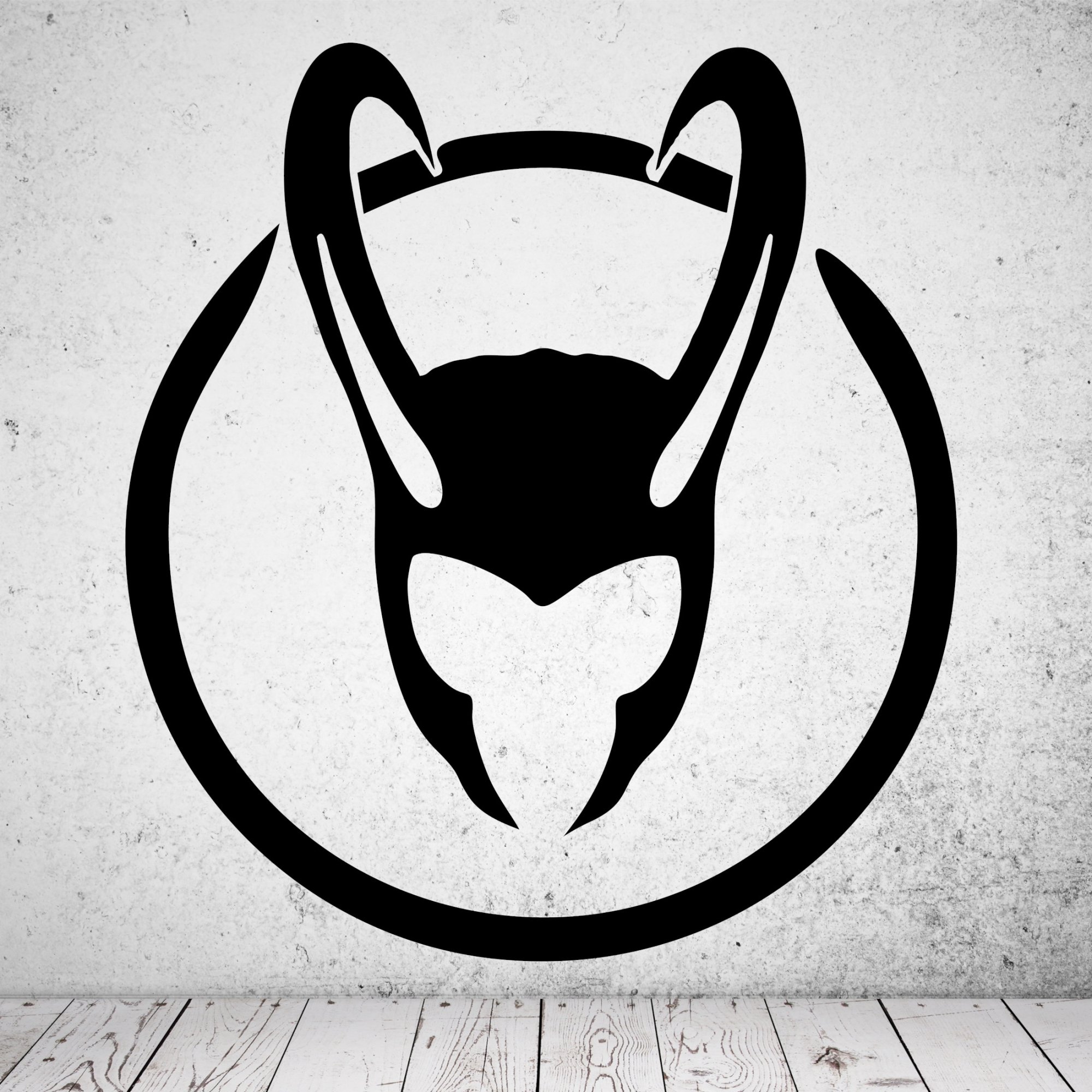 46235 Loki Symbol Wandsticker